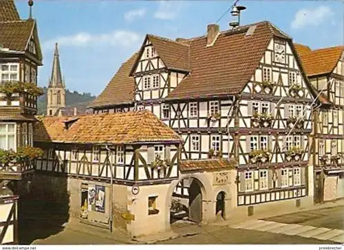 Ansichtskarte Deutschland - Hessen - Wanfried im Werratal - Rathaus (387)