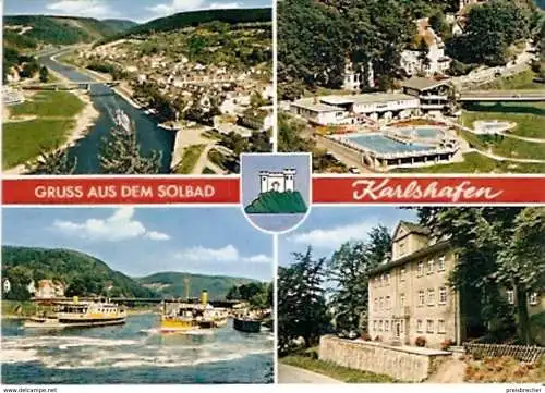 Ansichtskarte Deutschland - Hessen - Bad Karlshafen - Jugendherberge (982)