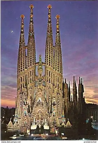 Ansichtskarte Spanien - Barcelona - Templo Sagrada Familia (678)