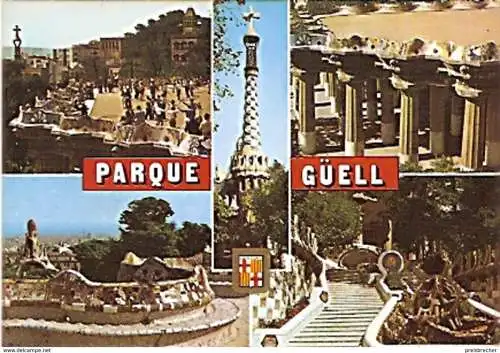 Ansichtskarte Spanien - Barcelona - Parque Güell (674)