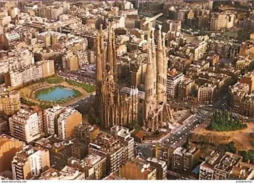Ansichtskarte Spanien - Barcelona - Kirche der Heiligen Familie (221)