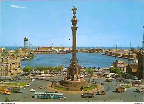 Ansichtskarte Spanien - Barcelona - Christoph Kolumbus Denkmal (217)