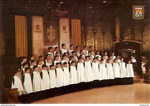 Ansichtskarte Spanien - Montserrat - Kirchenchor - L\'Escolania (950)