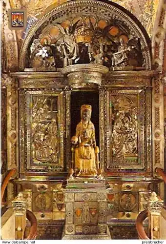 Ansichtskarte Spanien - Montserrat - Das heilige Bild mit Madonna (949)
