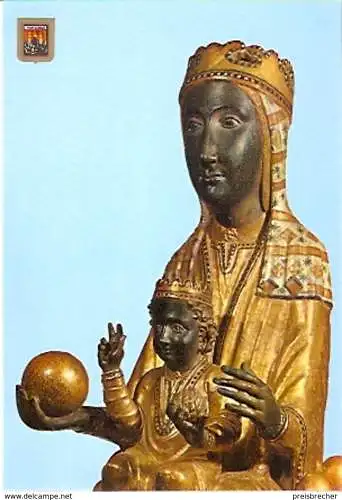 Ansichtskarte Spanien - Montserrat - Madonna (948)