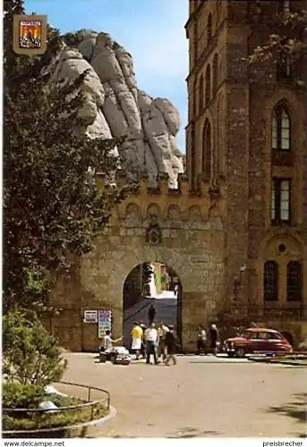 Ansichtskarte Spanien - Montserrat - Kloster Tor (840)