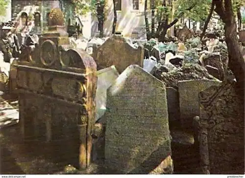 Ansichtskarte Tschechische Republik - Prag - Jüdischer Friedhof - Grabmal Rabbi Löw (577)