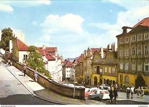 Ansichtskarte Tschechische Republik - Prag - Ke Hradu Straße / Neruda Gasse (475)