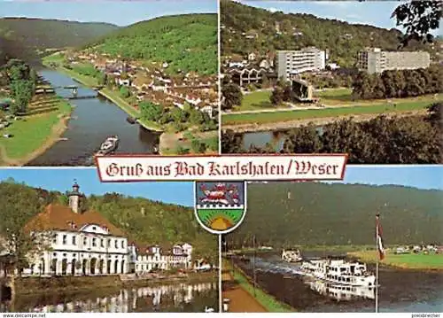 Ansichtskarte Deutschland - Hessen - Bad Karlshafen - Mehrbildkarte (90)