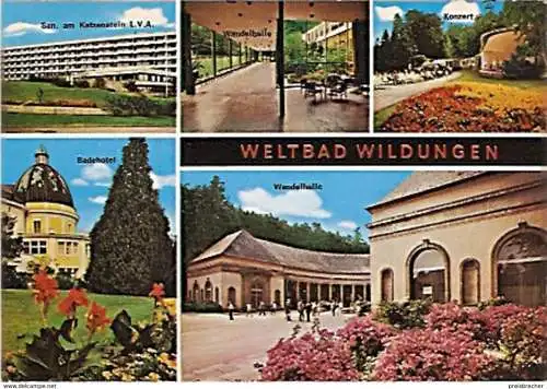 Ansichtskarte Deutschland - Hessen - Bad Wildungen - Weltbad Wildungen (95)