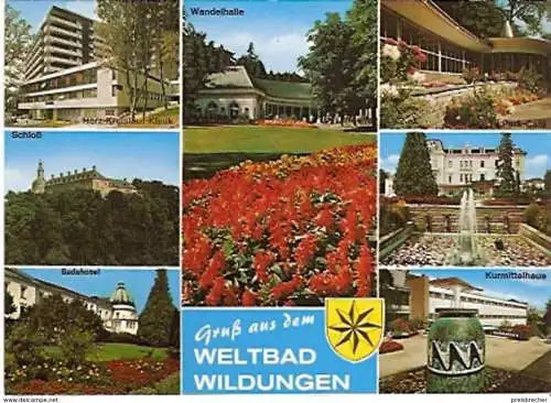 Ansichtskarte Deutschland - Hessen - Bad Wildungen - Gruß aus dem Weltbad Wildungen (113)