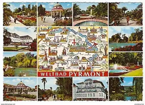 Ansichtskarte Deutschland - Niedersachsen - Bad Pyrmont - Mehrbildkarte (11)