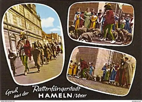 Ansichtskarte Deutschland - Niedersachsen - Hameln - Rattenfängerspiele (99)
