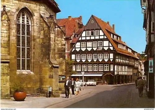 Ansichtskarte Deutschland - Niedersachsen - Hameln - Am Pferdemarkt mit Emmernstraße (854)