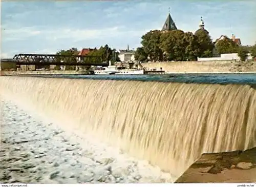 Ansichtskarte Deutschland - Niedersachsen - Hameln - Am Wehr (851)