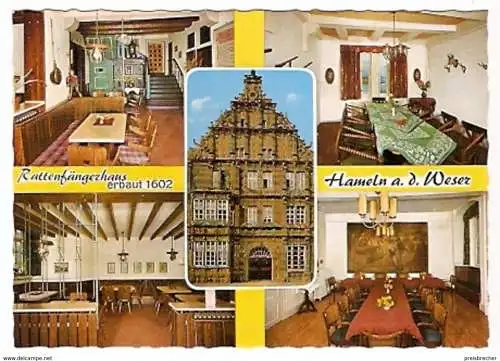 Ansichtskarte Deutschland - Niedersachsen - Hameln - Restaurant Rattenfängerhaus - Innenansichten (844)