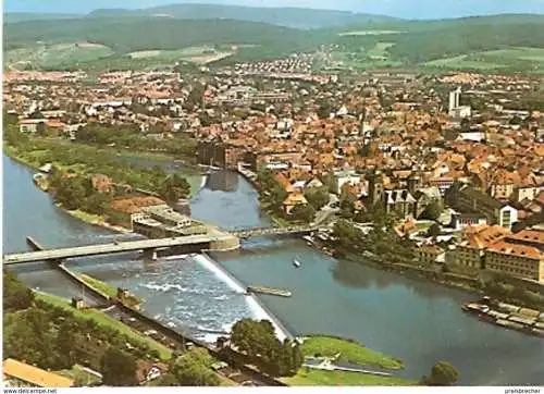 Ansichtskarte Deutschland - Niedersachsen - Hameln (Weser) - Luftbild (338)