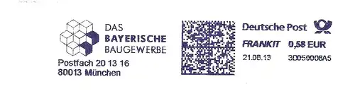 Freistempel 3D050008A5 München - Das Bayerische Baugewerbe (#1596)