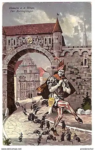 Ansichtskarte Deutschland - Hameln - Der Rattenfänger (115)