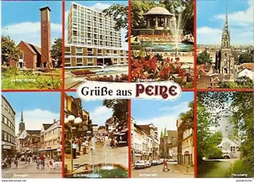 Ansichtskarte Deutschland - Niedersachsen - Peine - Grüße aus Peine - Mehrbildkarte (747)