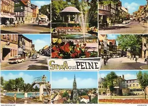 Ansichtskarte Deutschland - Niedersachsen - Peine - Gruß aus Peine - Mehrbildkarte (317) 
