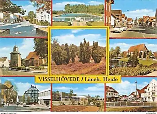 Ansichtskarte Deutschland - Niedersachsen - Visselhövede / Lüneburger Heide - Mehrbildkarte (424)