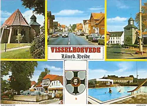 Ansichtskarte Deutschland - Niedersachsen - Visselhoevede / Lüneburger Heide - Sehenswürdigkeiten (423)