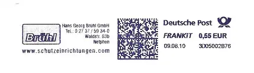 Freistempel 3D05002B76 Netphen - Brühl - Hans Georg Brühl GmbH - www.schutzeinrichtungen.com (#1632)