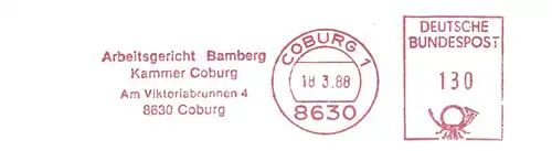 Freistempel Coburg - Arbeitsgericht Bamberg / Kammer Coburg (#1637)