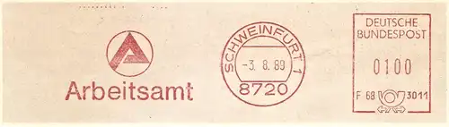 Freistempel F68 3011 Schweinfurt - Arbeitsamt (#1642)