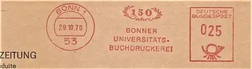 Freistempel Bonn - 150 Jahre Bonner Universitäts-Buchdruckerei (#1650)