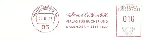 Freistempel Nürnberg - Serz & Co. GmbH - Verlag für Bücher und Kalender - Seit 1837 (#1712)