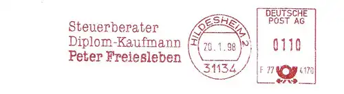 Freistempel F77 4170 Hildesheim - Peter Freiesleben - Steuerberater / Diplom-Kaufmann (#1744)