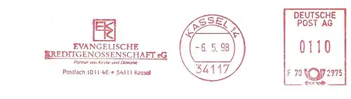 Freistempel F70 2975 Kassel - Evangelische Kreditgenossenschaft eG - Partner von Kirche und Diakonie (#1746)