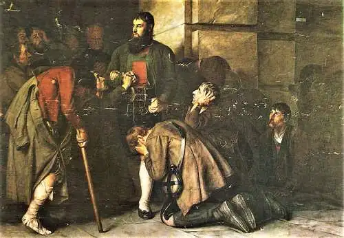 Ansichtskarte Österreich - Tirol - ANDREAS HOFER letzter Gang in Mantua (1483)