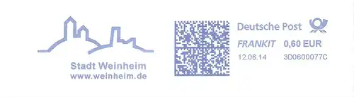 Freistempel 3D0600077C Weinheim - Stadt Weinheim www.weinheim.de (#1760)