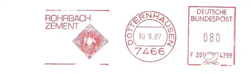 Freistempel F20 4799 Dotternhausen - Rohrbach Zement (#1795)