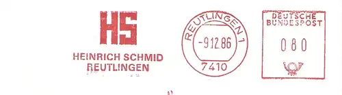 Freistempel Reutlingen - HS Heinrich Schmid Reutlingen (#1796)
