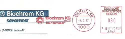 Freistempel F19 3124 Berlin - Biochrom KG Berlin - seromed (#1809)