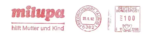 Freistempel E11 1286 Friedrichsdorf Taunus - milupa hilft Mutter und Kind (#1820)