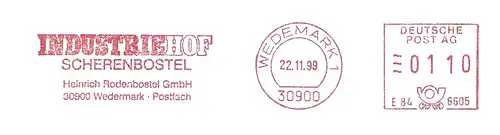 Freistempel E84 6605 Wedemark - Industriehof Scherenbostel - Heinrich Rodenbostel GmbH (#1828)