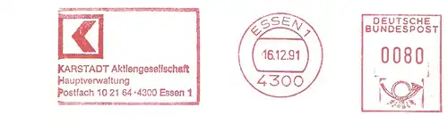 Freistempel Essen - KARSTADT Aktiengesellschaft Hauptverwaltung (#1840)