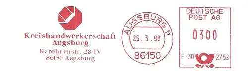 Freistempel F30 2752 Augsburg - Kreishandwerkerschaft (#1857)