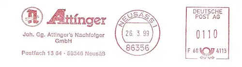 Freistempel F68 4113 Neusäss - Attinger (#1858)