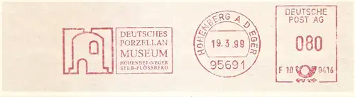 Freistempel F10 0416 Hohenberg a d Eger - Deutsches Porzellan Museum (#1884)