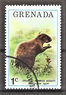 Briefmarke Grenada Mi.Nr. 726 o Fauna und Flora 1976 / Goldaguti