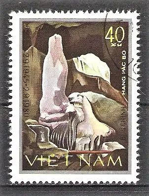 Briefmarke Vietnam Mi.Nr. 1130 o 35 Jahre Unabhängigkeit 1980 / Höhle von Pac Bo