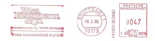 Freistempel C34 3675 Stuttgart - Eiss, Eisenmann & Co. (#1923)