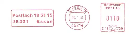 Freistempel C12 706K Essen - Postfach 185115 - 45201 Essen (#1933)