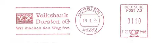 Freistempel F70 2903 Dorsten - Volksbank Dorsten eG - Wir machen den Weg frei (#1934)